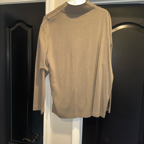 Men's Tan Long Sleeve Shirt - Picture 3 of 5